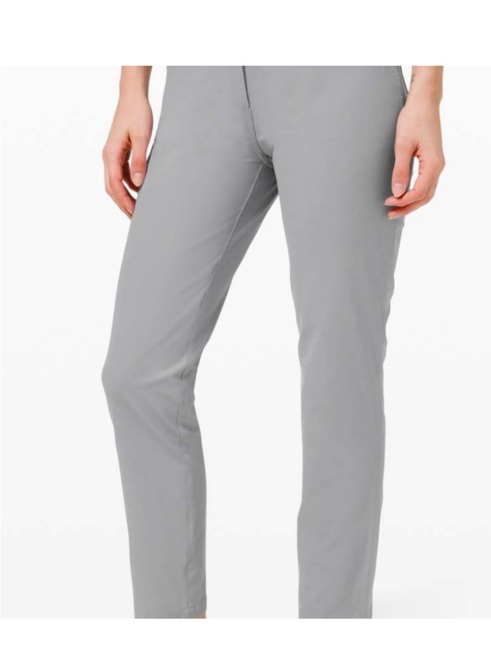 lululemon athletica Gray Slim Stretch Pants